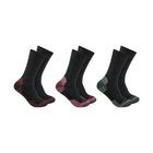 Carhartt Women's Midweight Cotton Blend Crew Sock 3 Pack - Black - Lenny's Shoe & Apparel