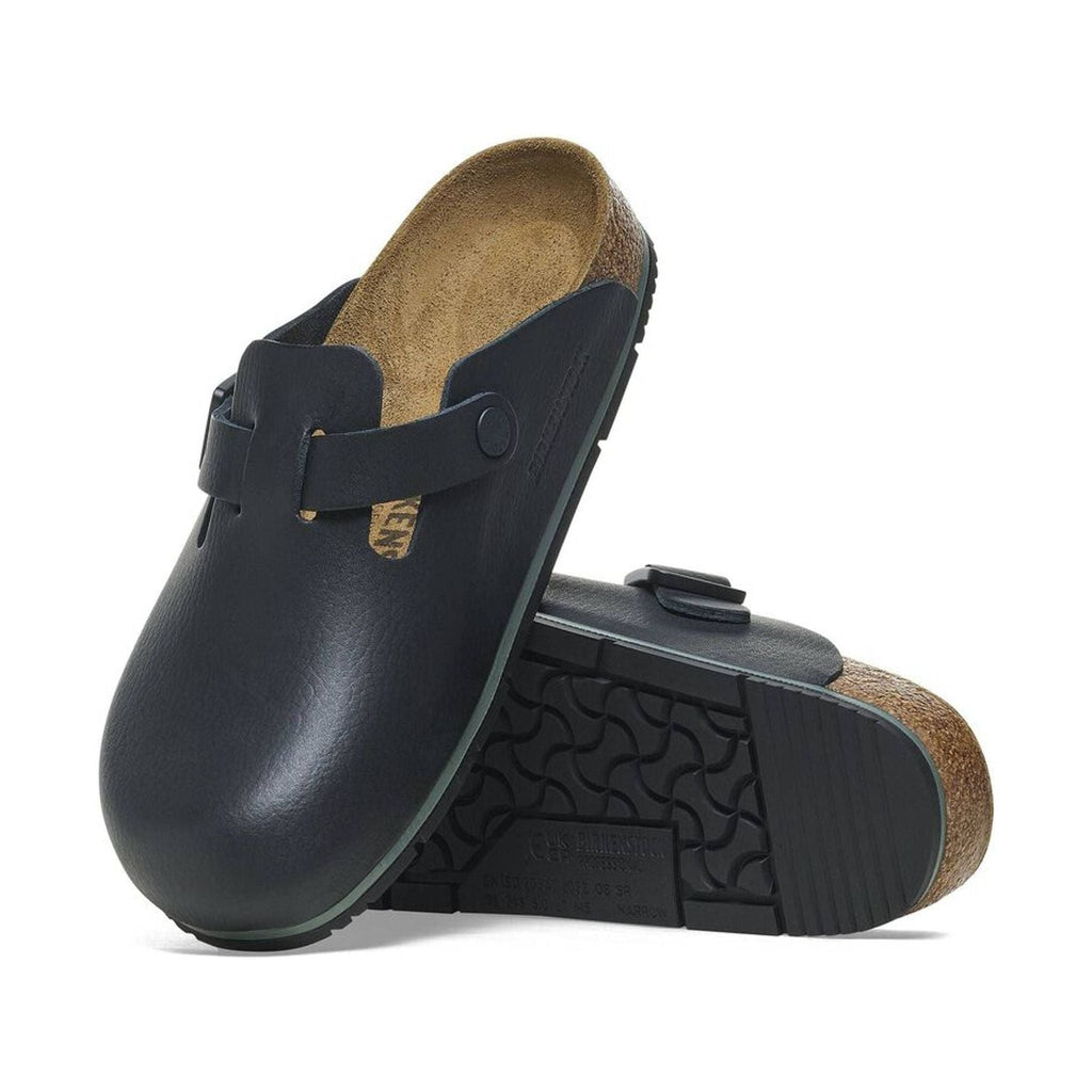 Birkenstock Boston Pro - Black Leather - Lenny's Shoe & Apparel