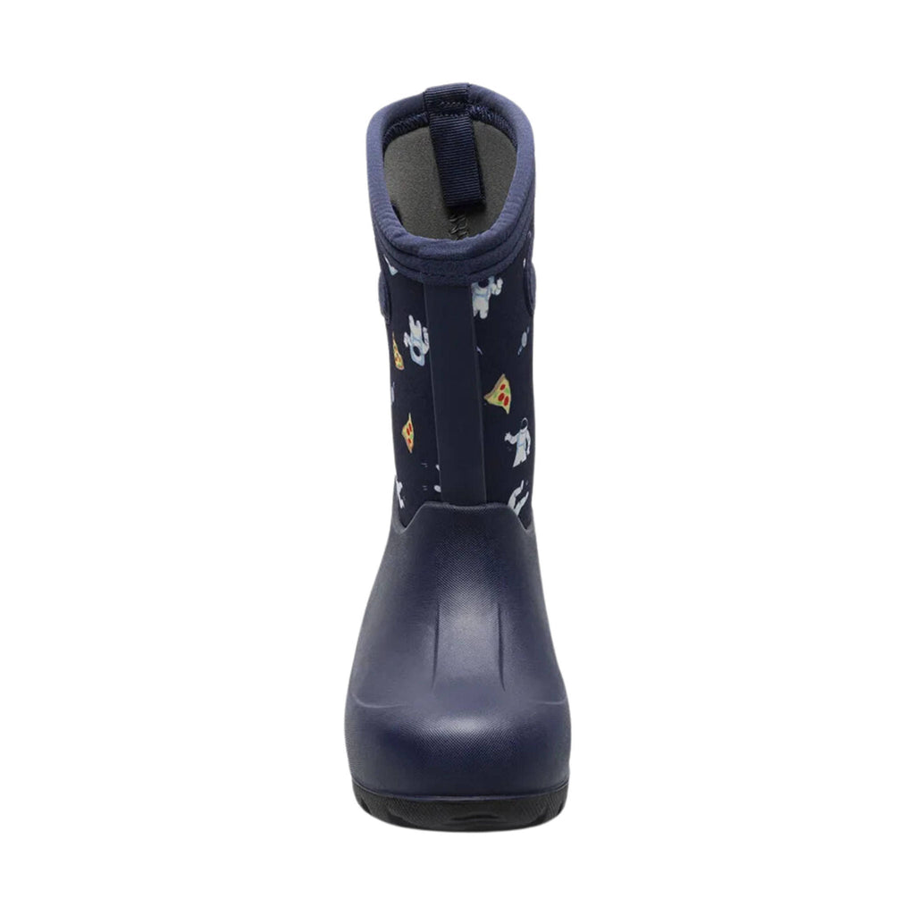 Bogs Kids' Neo Classic Space Pizza Rain Boots - Navy Multi - Lenny's Shoe & Apparel