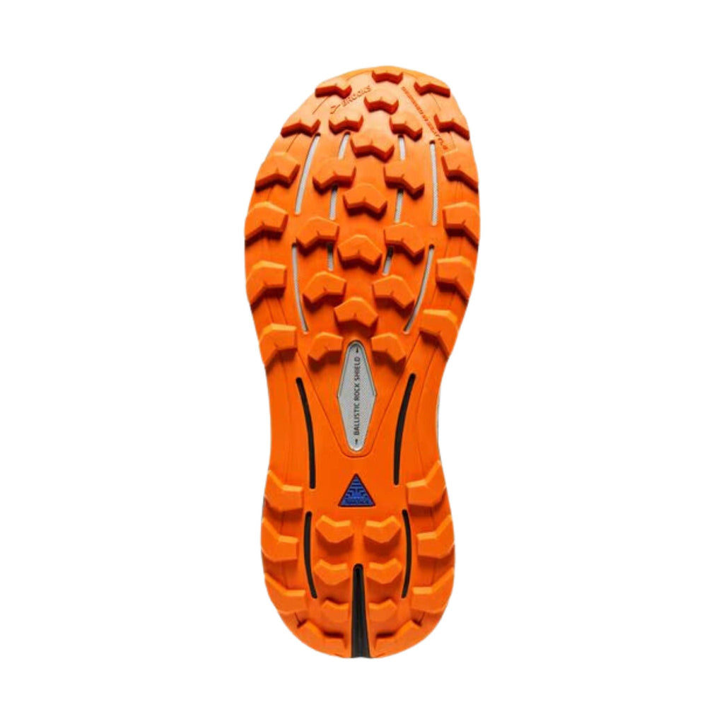 Brooks Men's Cascadia 16 Trail Running Shoes - Oyster Mushroom/Alloy/Orange - Lenny's Shoe & Apparel