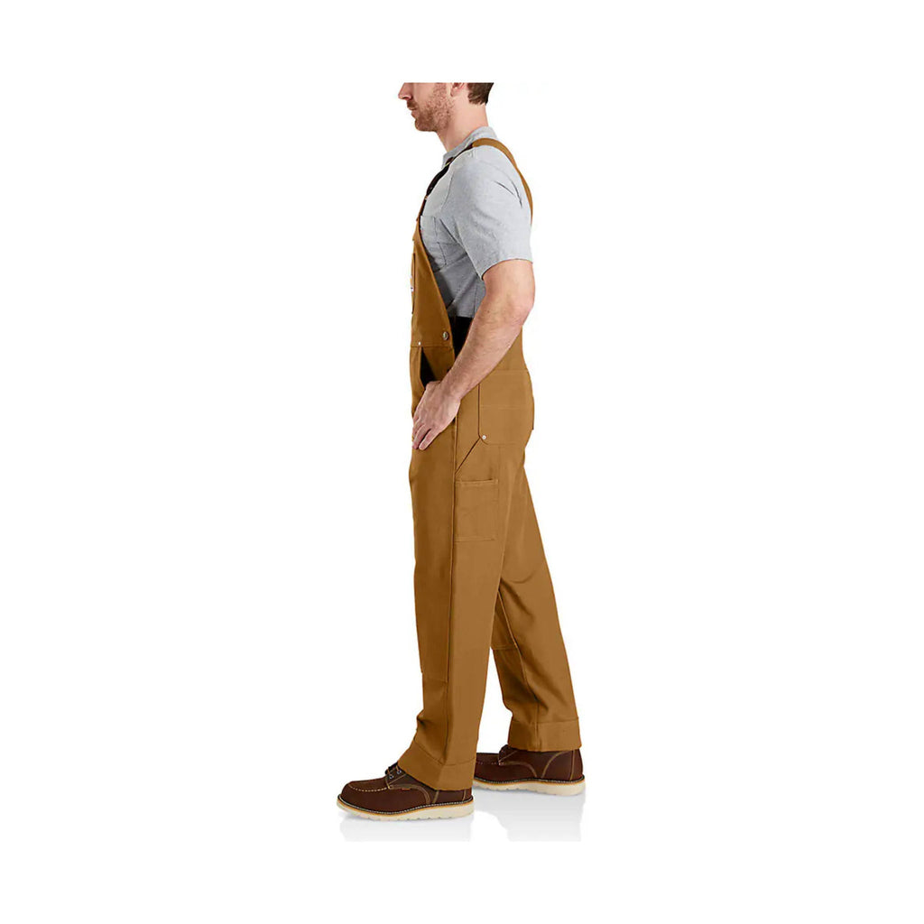 Carhartt Men's Bib Overall Relaxed Fit Duck - Carhartt Brown - Lenny's Shoe & Apparel