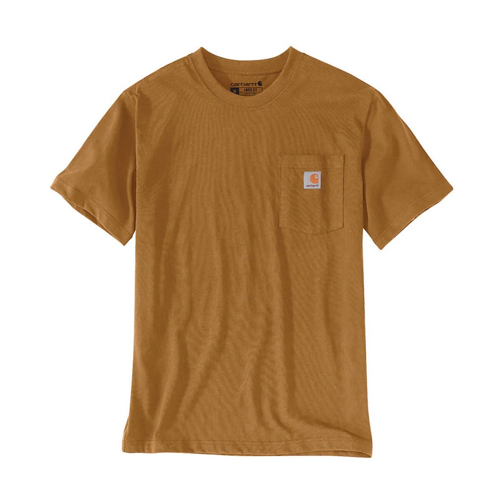 Carhartt Men's Relaxed Fit Heavyweight Short Sleeve Graphic T Shirt - Carhartt Brown - Lenny's Shoe & Apparel