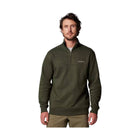 Columbia Men's Hart Mountain II Half Zip Sweatshirt - Greenscape Heat - Lenny's Shoe & Apparel