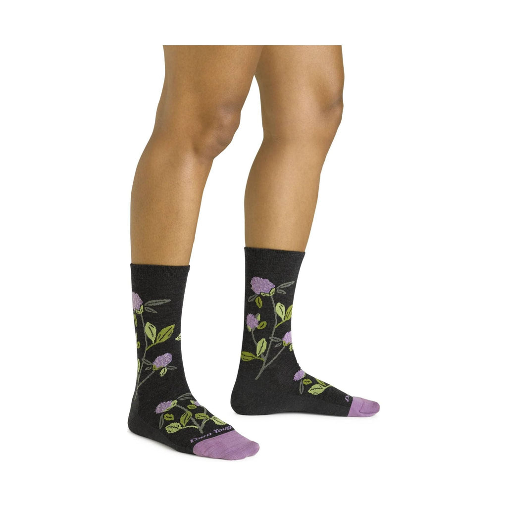 Darn Tough Vermont Women's Blossom Lightweight Lifestyle Crew - Charcoal - Lenny's Shoe & Apparel