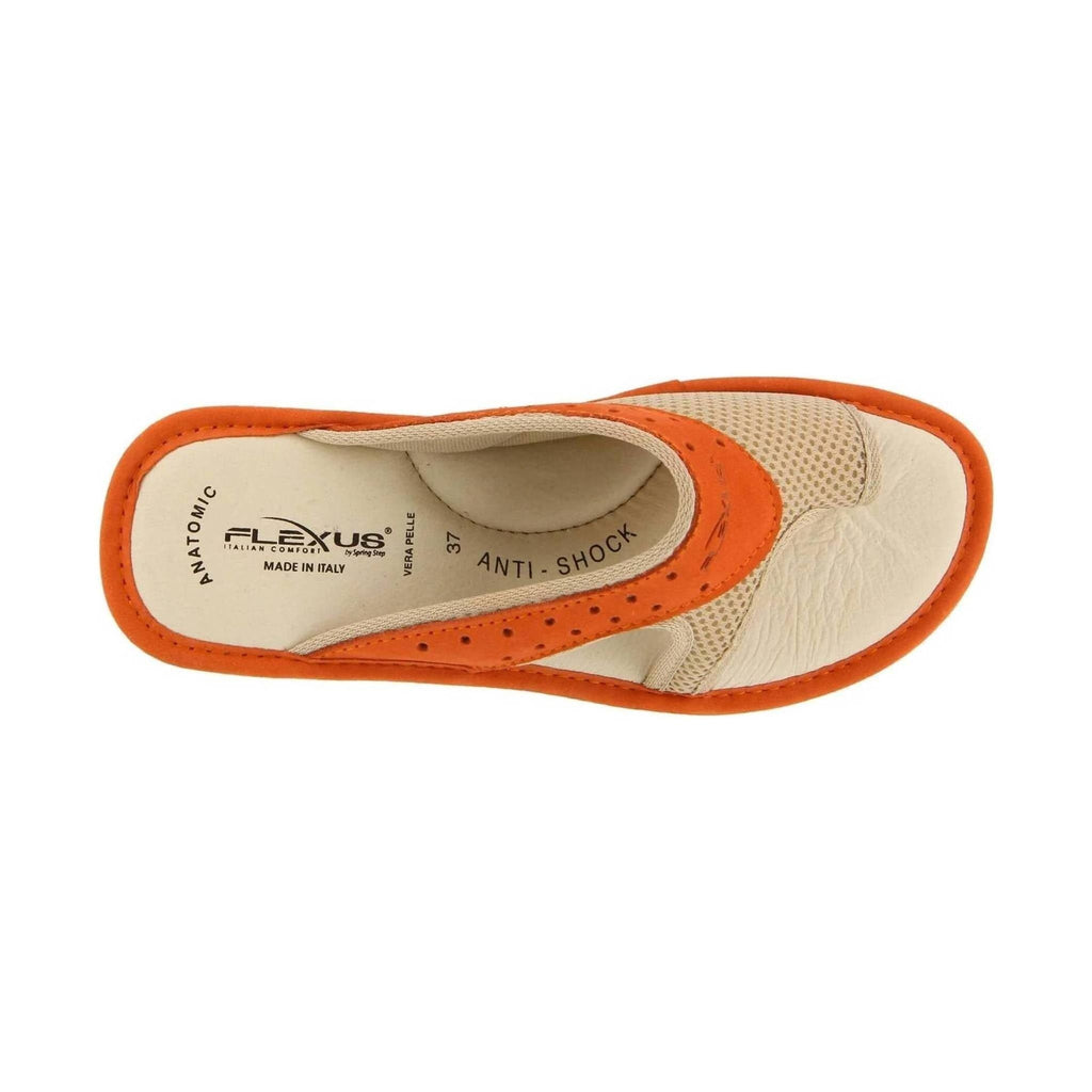 Flexus Pascalle Slide Sandal - Orange - Lenny's Shoe & Apparel