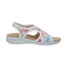 Flexus Women's Nyaman Sandal - White Multi - Lenny's Shoe & Apparel