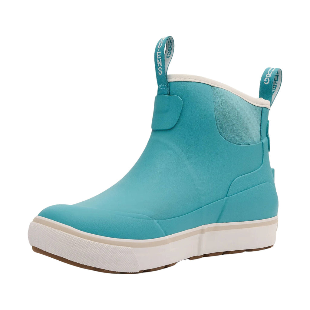 Grundens Women's Deck Boss Ankle Boot - Gulf Blue - Lenny's Shoe & Apparel