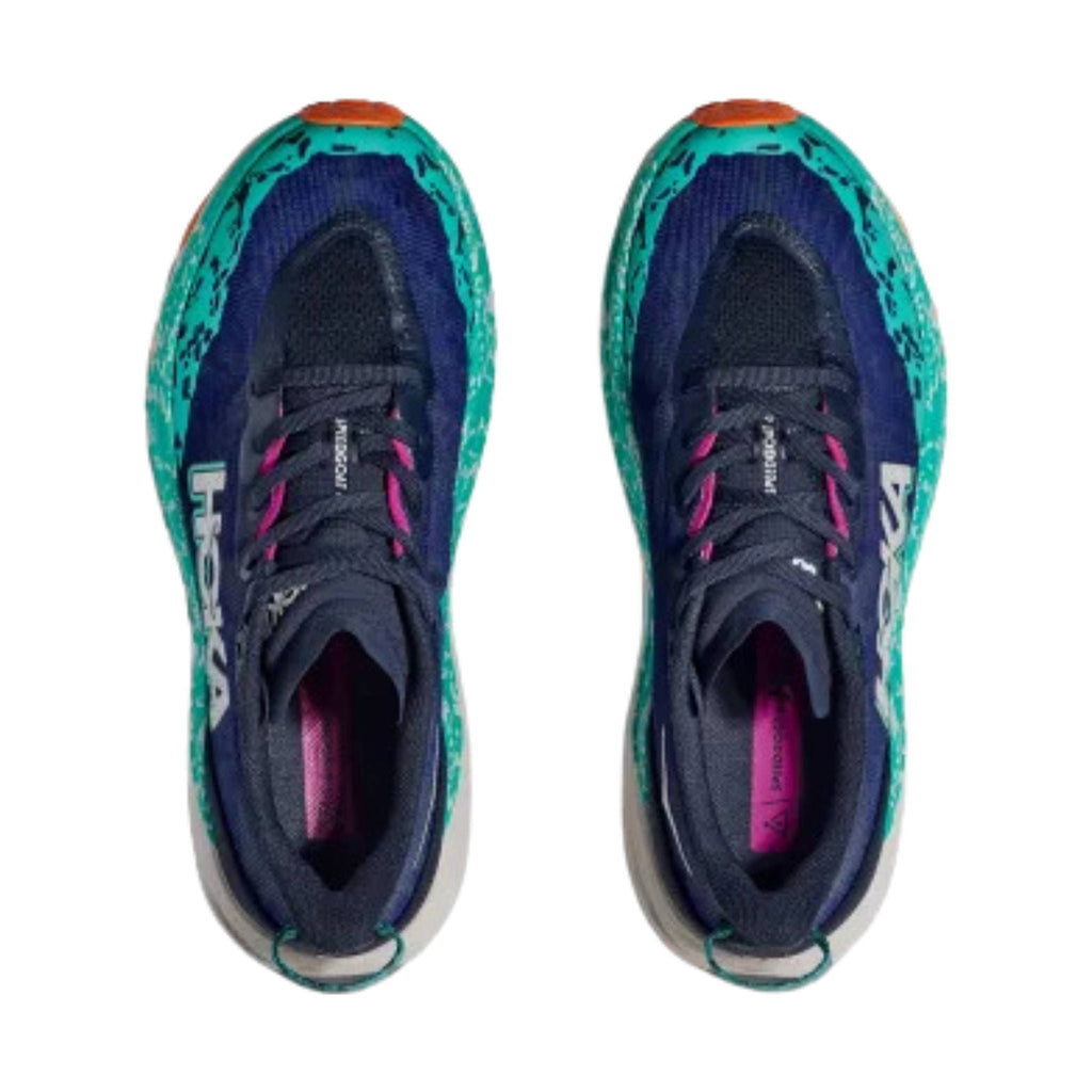 HOKA Women's Speedgoat 6 Trail Running Shoes - Midnight/Meteor - Lenny's Shoe & Apparel