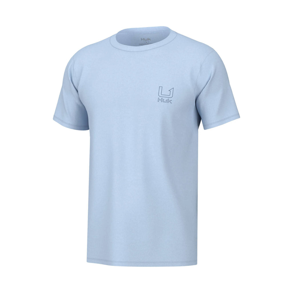 Huk Men's Salute Tee - Ice Water - Lenny's Shoe & Apparel