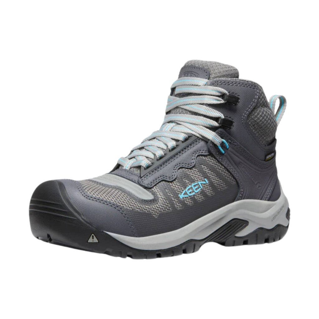 KEEN Utility Women's Reno Mid Waterproof Carbon Fiber Toe Work Boots - Magnet/Ipanema - Lenny's Shoe & Apparel