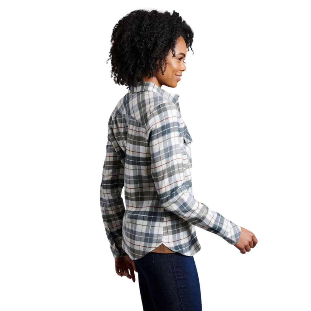 Kuhl Women's Tess Flannel Long Sleeve Shirt - Sage - Lenny's Shoe & Apparel