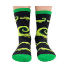 Lazy One Smell You Later Alligator Kids' Sock - Green - Lenny's Shoe & Apparel