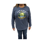 Life Is Good Women's Adirondacks Magic Mountain Tee - Darkest Blue - Lenny's Shoe & Apparel