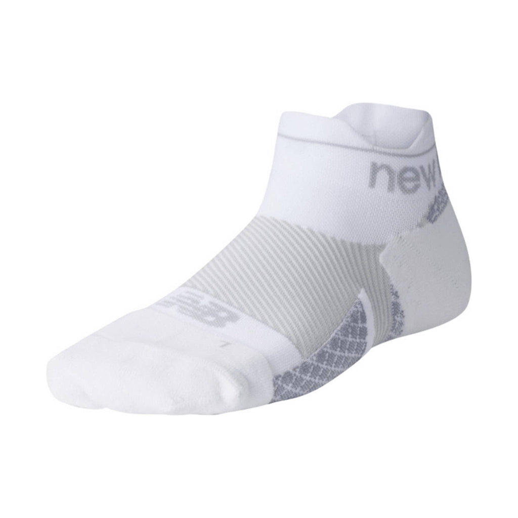 New Balance Compression No Show Socks - White - Lenny's Shoe & Apparel