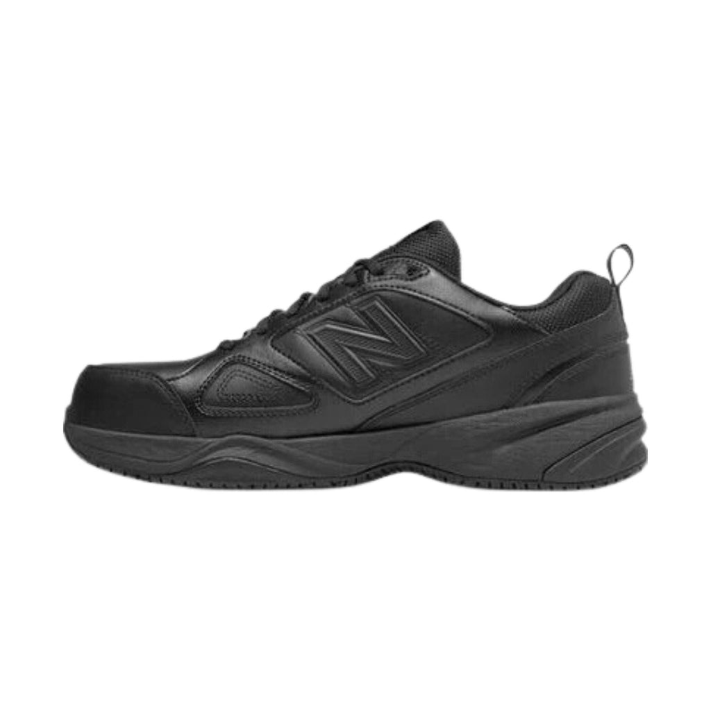 New Balance Men's 627v2 Steel Toe Static Dissipative Leather Athletic Work Shoes - Black - Lenny's Shoe & Apparel