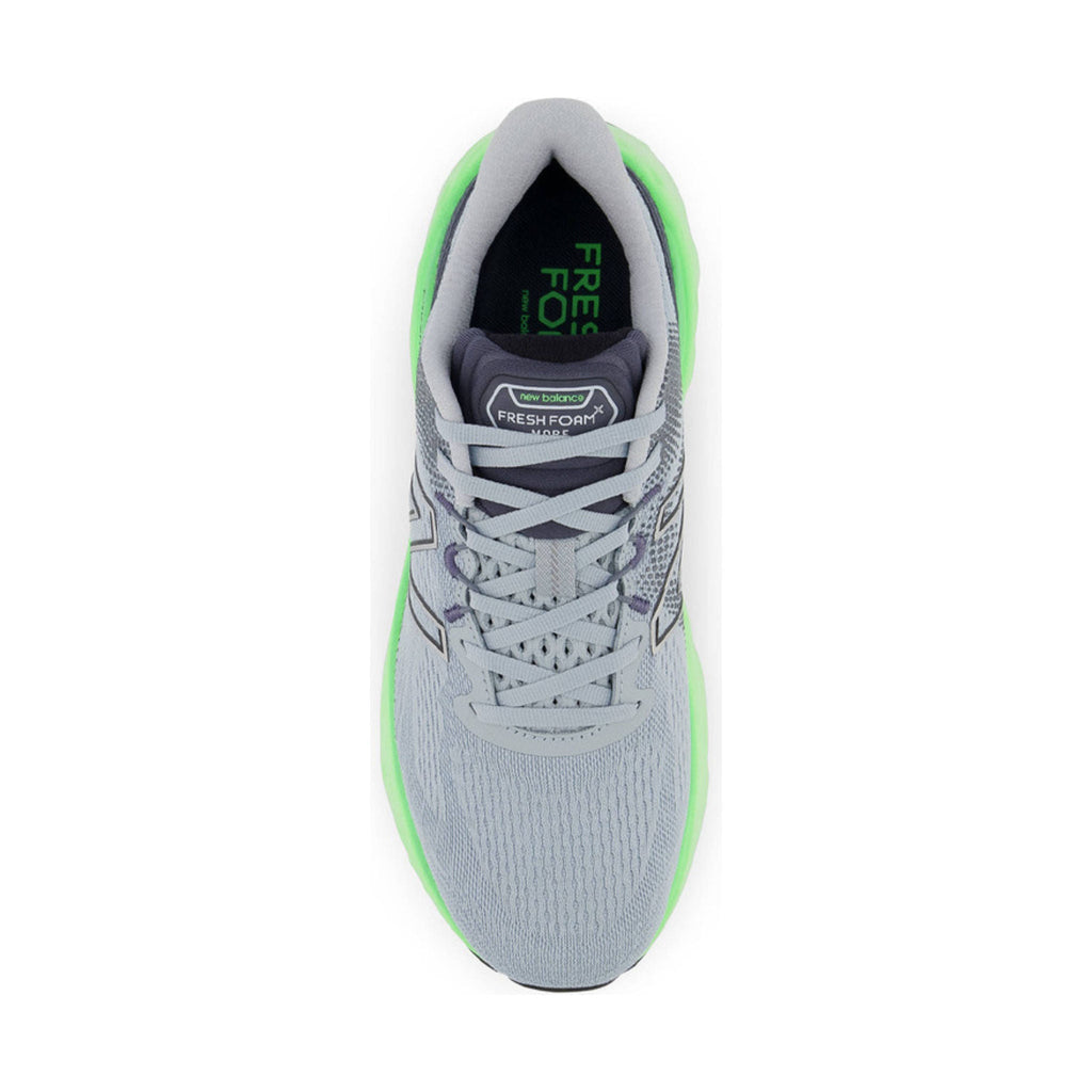 New Balance Men's Fresh Foam More v3 Shoes - Light Slate/Vibrant Spring - Lenny's Shoe & Apparel