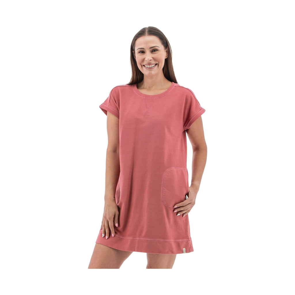 Old Ranch Women's Inola Sweatshirt Dress - Baroque Rose - Lenny's Shoe & Apparel