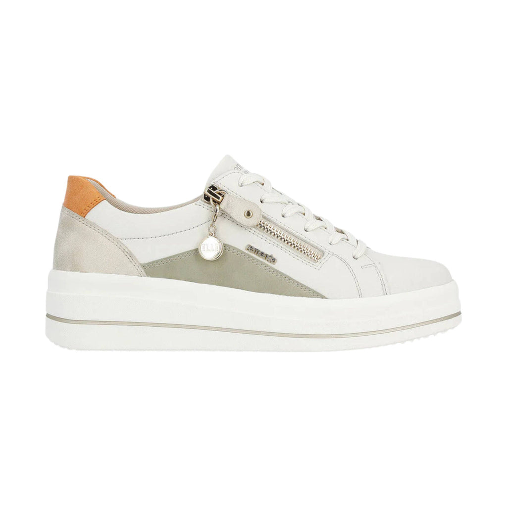 Remonte Women's Julika 01 Shoes - Off White/Salbei/Muschel/Orange - Lenny's Shoe & Apparel