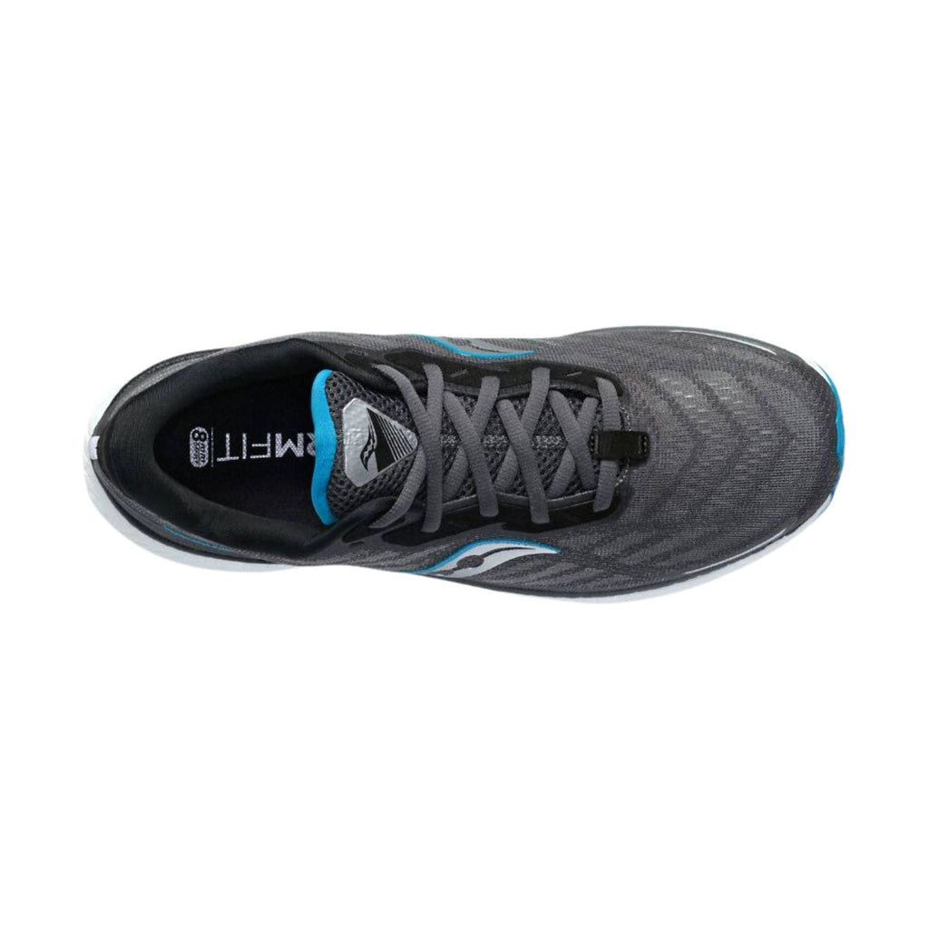 Saucony Men's Triumph 19 Shoes - Shadow/Topaz - Lenny's Shoe & Apparel