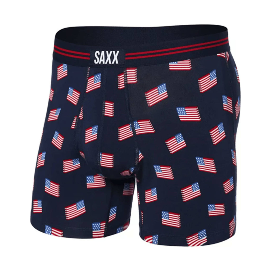 SAXX Men's Ultra Super Soft Boxer Brief - Stars And Stripes - Lenny's Shoe & Apparel