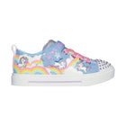 Skechers Kids' Twinkle Toes Sparks Shoes - Jumpin' Clouds Blue Multi - Lenny's Shoe & Apparel