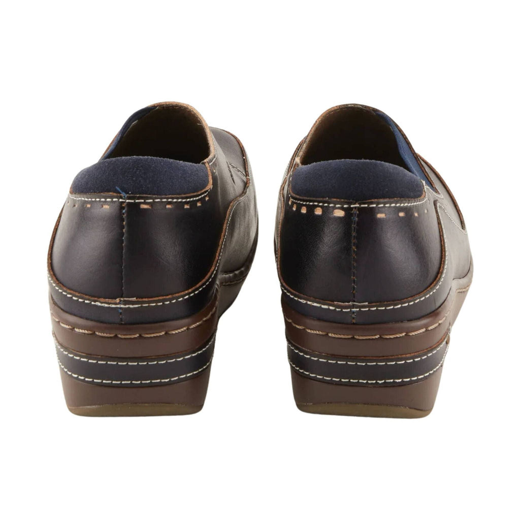 Spring Step L'artiste Women's Burbank Clogs - Navy - Lenny's Shoe & Apparel