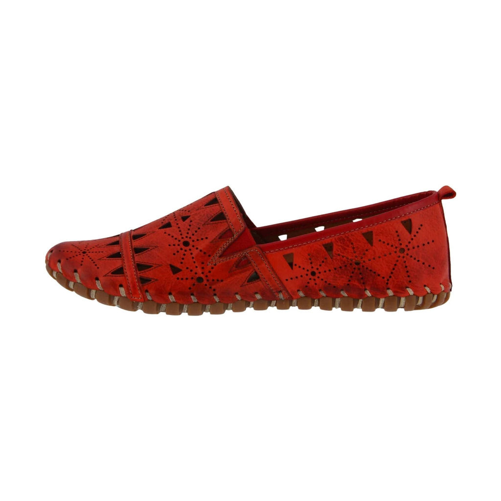 Spring Step Women's Fusaro Loafer Shoes - Red - Lenny's Shoe & Apparel