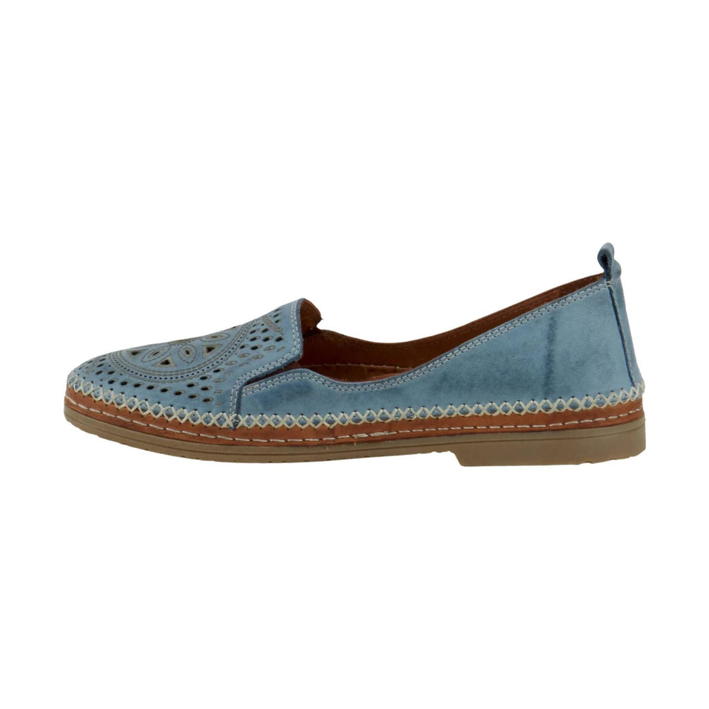 Spring Step Women's Ingrid Slip On Loafer - Sky Blue - Lenny's Shoe & Apparel