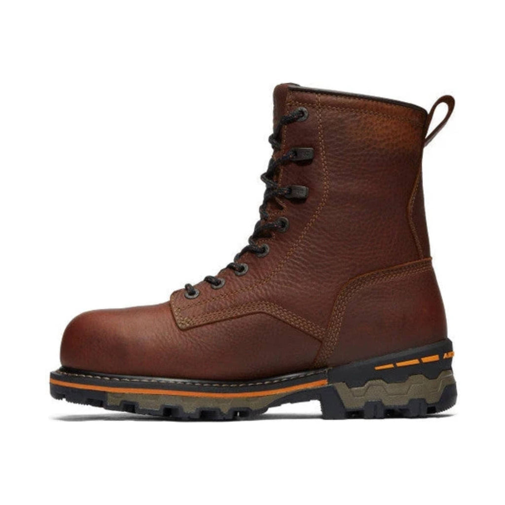 Timberland Pro Men's 8 Inch Boondock Comp Safety Toe Waterproof Work Boots - Brown - Lenny's Shoe & Apparel