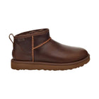 UGG Women's Classic Ultra Mini Leather Regen Boots - Ironwood - Lenny's Shoe & Apparel