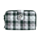 Vera Bradley RFID Turnlock Wallet - Kingbird Plaid - ONLINE STORE CREDIT/EXCHANGE ONLY - Lenny's Shoe & Apparel