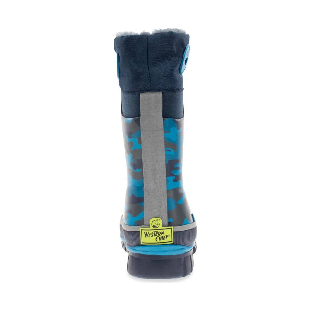 Western Chief Kids' Camo Frost Neoprene Cold Weather Winter Boots - Camo/Navy - Lenny's Shoe & Apparel