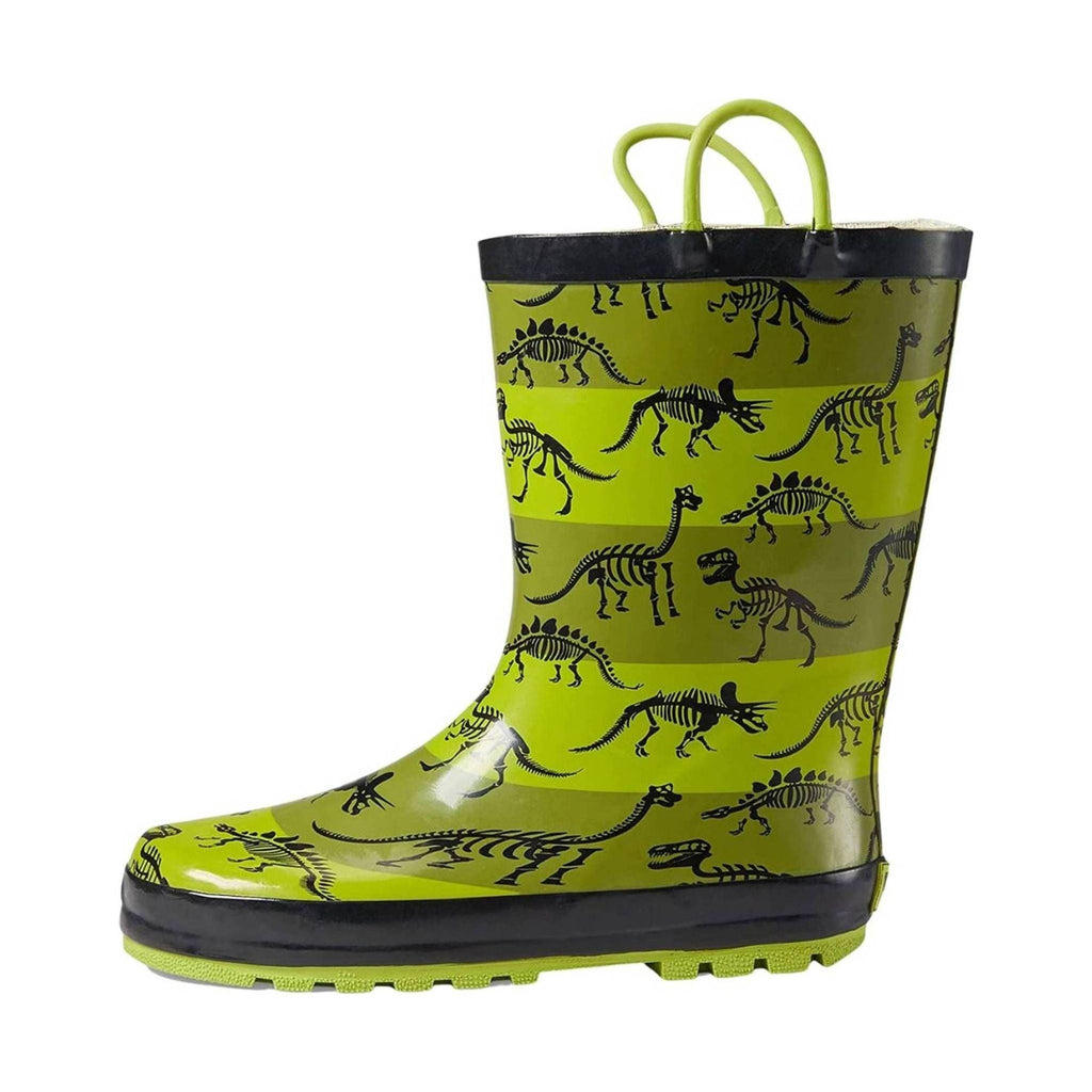 Western Chief Kids' Dino Bones Rain Boot - Green - Lenny's Shoe & Apparel