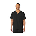 WonderWink Men's Pro V Neck Scrub Top - Black - Lenny's Shoe & Apparel