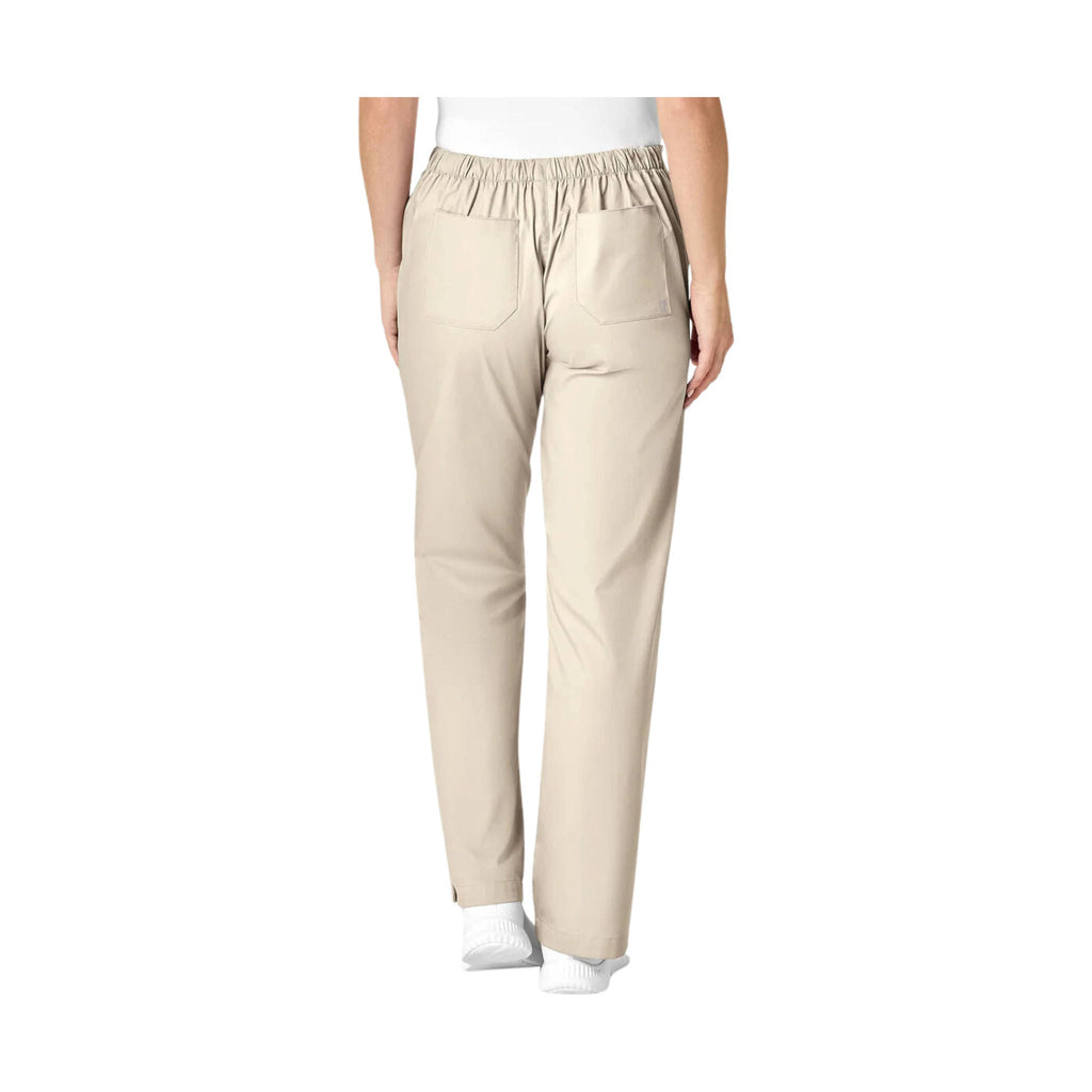 WonderWink Work Women's Flare Leg Scrub Pant - Khaki - Lenny's Shoe & Apparel