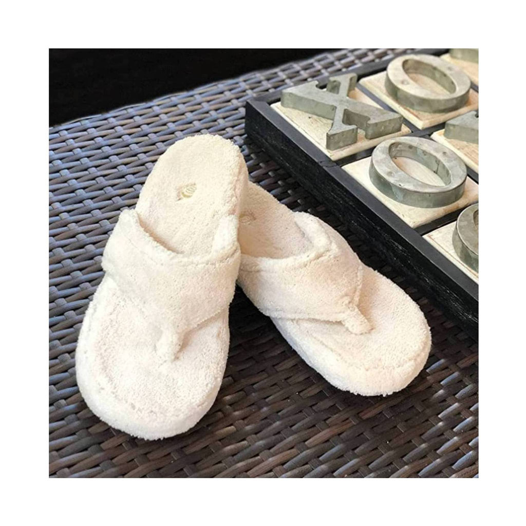 Acorn Women's Spa Thong Slipper - Natural - Lenny's Shoe & Apparel