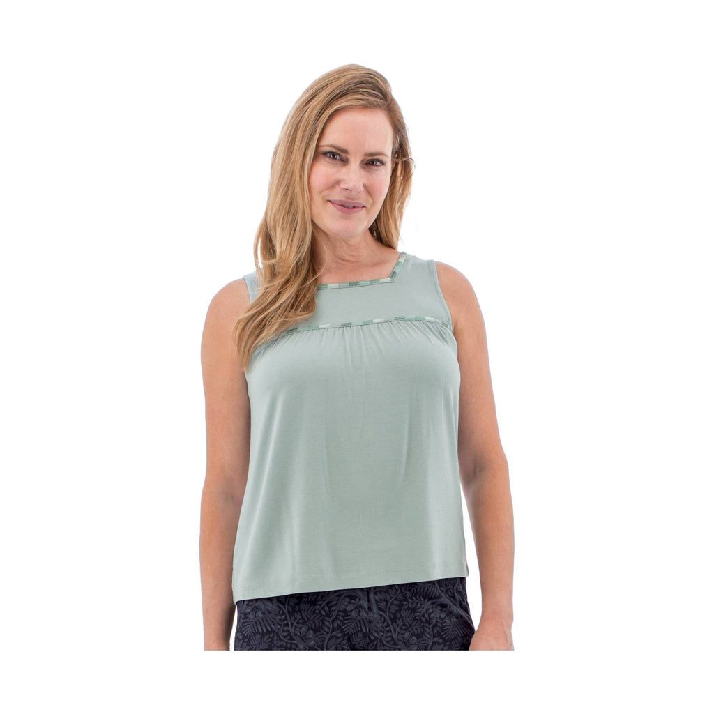 Aventura Women's Capella Tank Top - Grey Mist/Green - Lenny's Shoe & Apparel