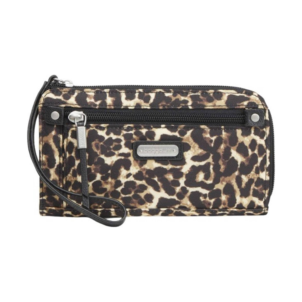 Baggallini Zip Around RFID Wallet - Wild Cheetah - Lenny's Shoe & Apparel