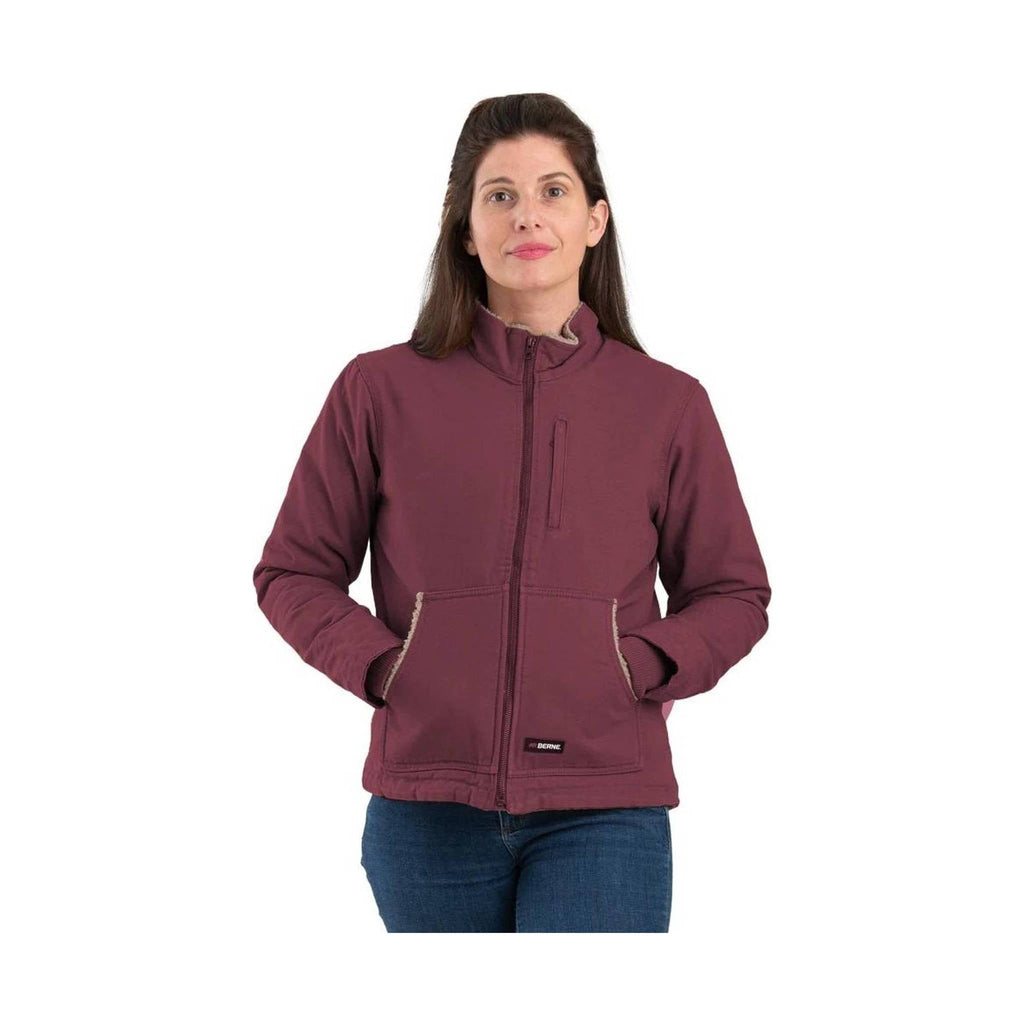 Berne Women's Canyon Lined Jacket - Maroon - Lenny's Shoe & Apparel