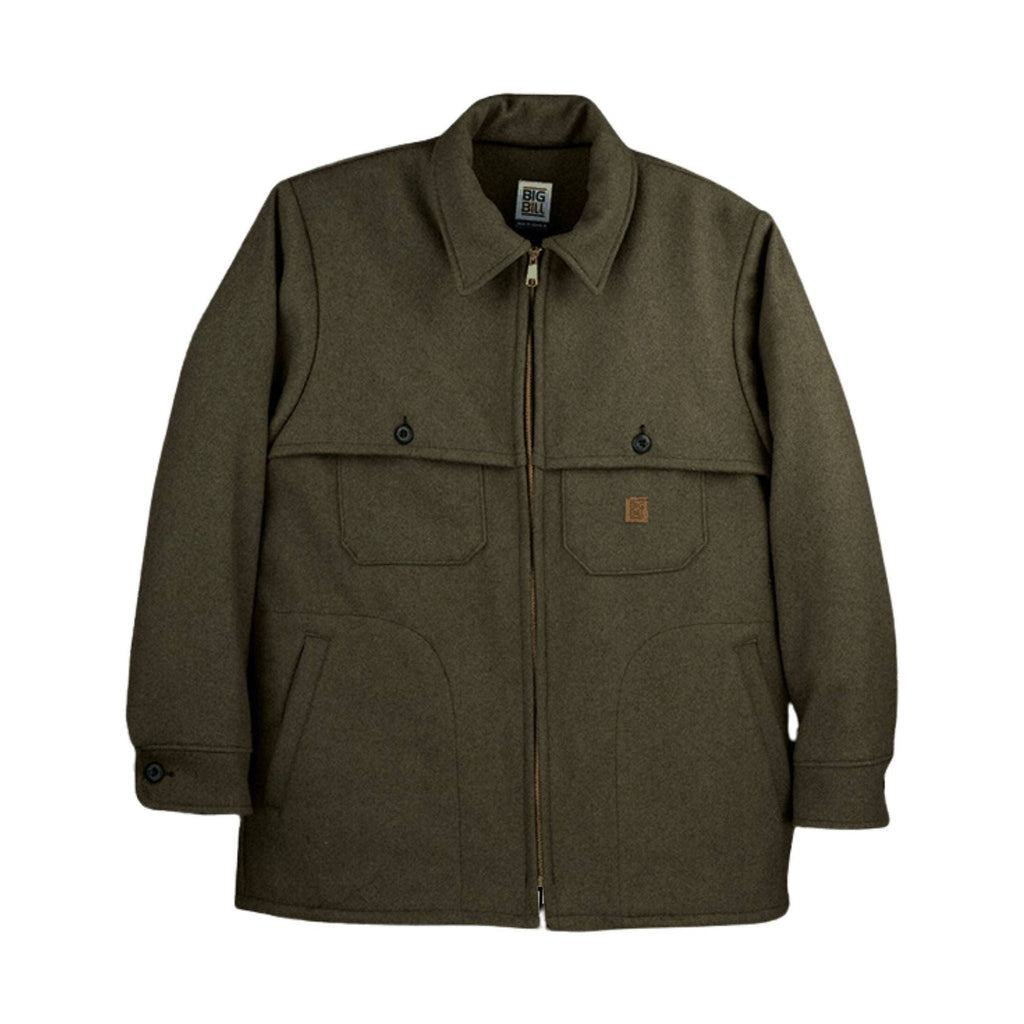 Big Bill Men's Wool Zip Jacket - Green - Lenny's Shoe & Apparel