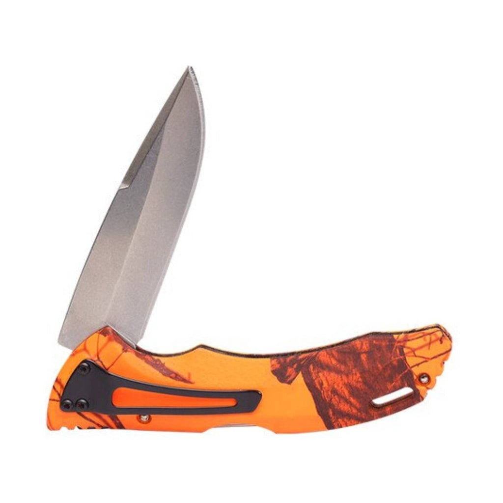 Buck Bantam BHW Nail Notch Knife - Mossy Oak Blaze Break Up Camo - Lenny's Shoe & Apparel