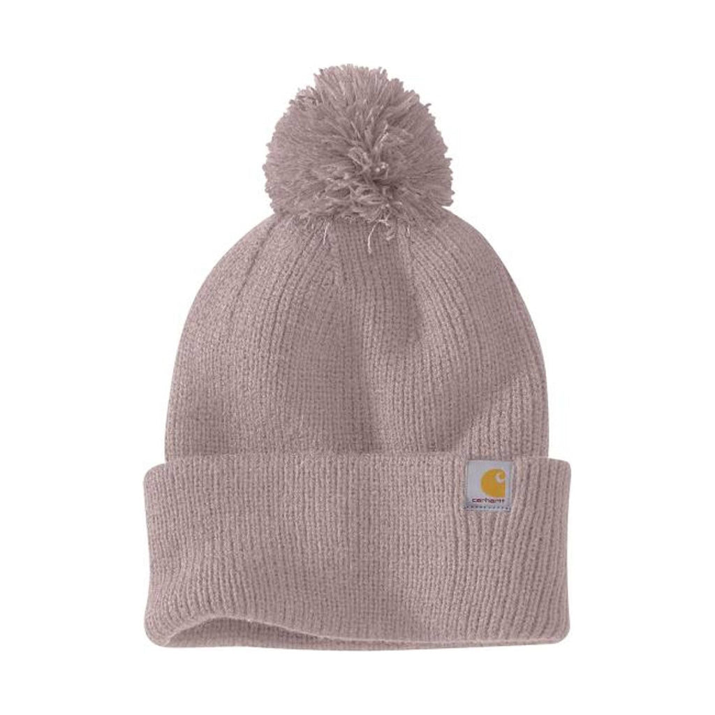 Carhartt Knit Pom-Pom Cuffed Beanie - Mink - Lenny's Shoe & Apparel