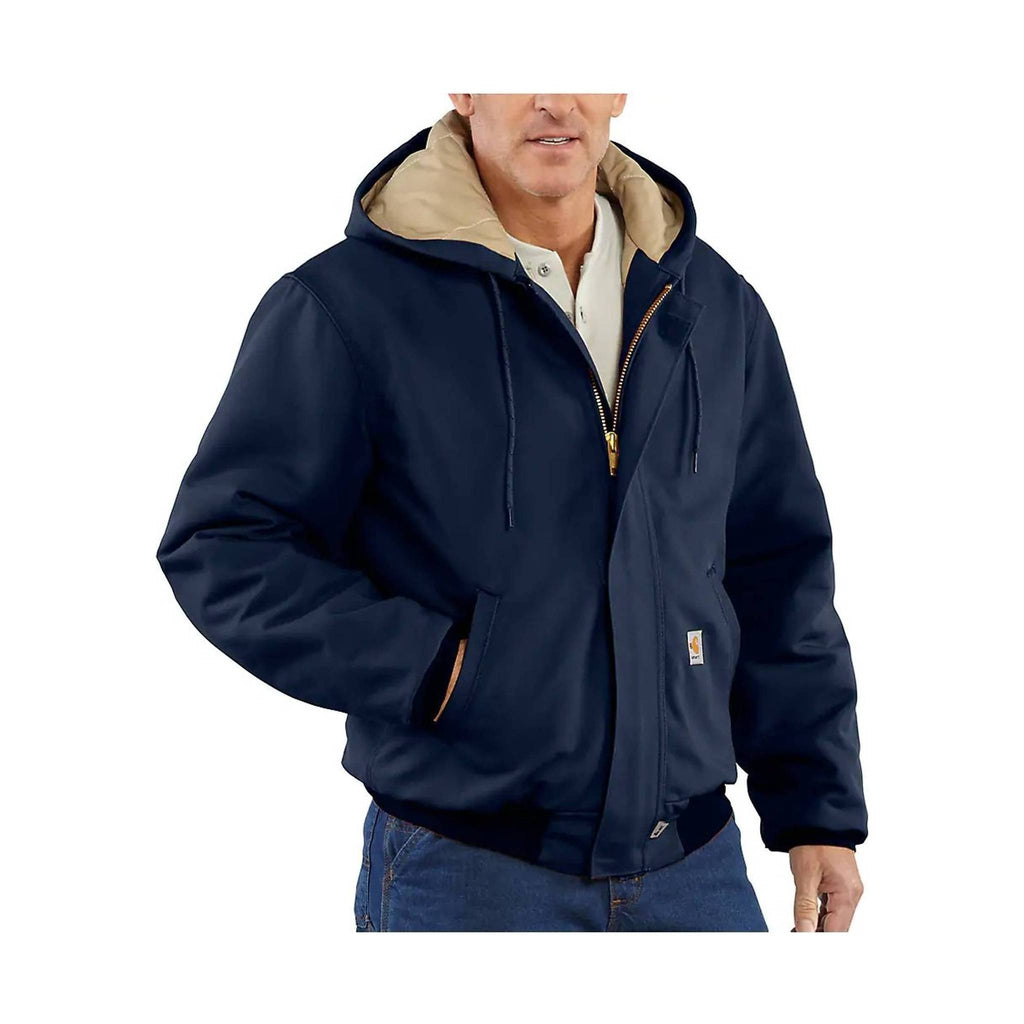 Carhartt Men's Flame Resistant Duck Active Jacket - Dark Navy - Lenny's Shoe & Apparel