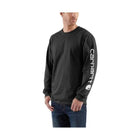 Carhartt Men's Long Sleeve Graphic Logo T-Shirt - Black - Lenny's Shoe & Apparel