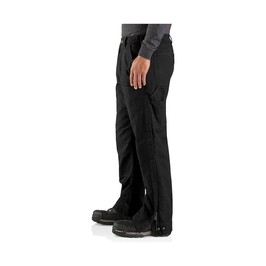 Carhartt Men's Loose Fit Washed Duck Insulated Pant - Black - Lenny's Shoe & Apparel