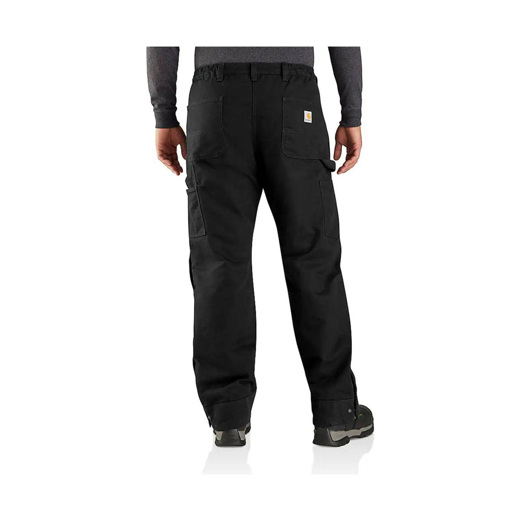 Carhartt Men's Loose Fit Washed Duck Insulated Pant - Black - Lenny's Shoe & Apparel