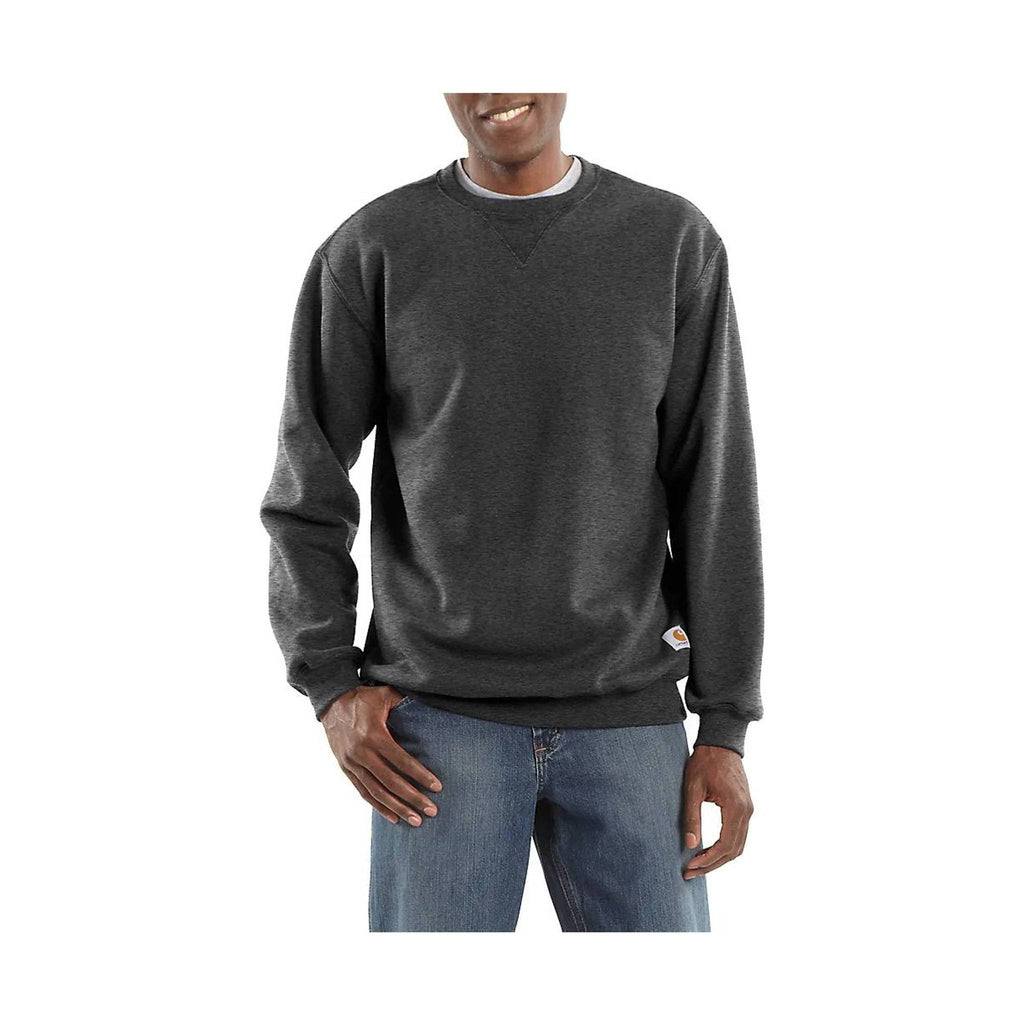 Carhartt Men's Midweight Crewneck Sweatshirt - Carbon Heather - Lenny's Shoe & Apparel