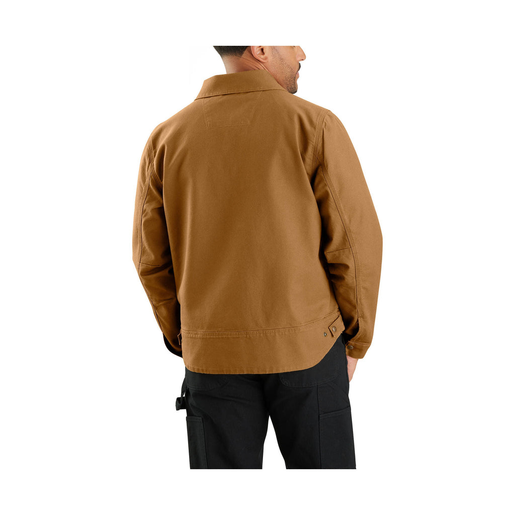 Carhartt Men's Rugged Flex Relaxed Fit Duck Jacket - Carhartt Brown - Lenny's Shoe & Apparel