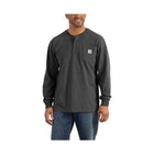 Carhartt Men's Workwear Long Sleeve Henley - Carbon Heather - Lenny's Shoe & Apparel