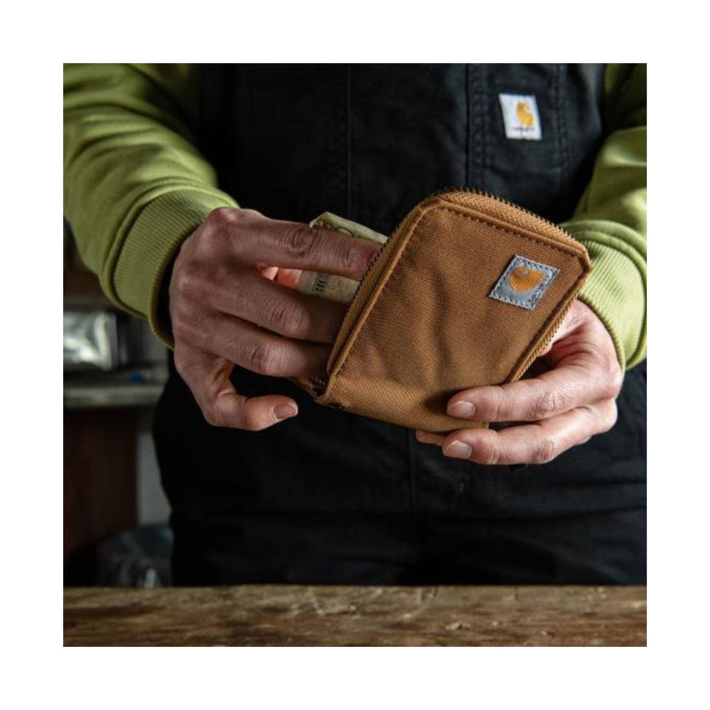 Carhartt Nylon Duck Zipper Wallet - Carhartt Brown - Lenny's Shoe & Apparel